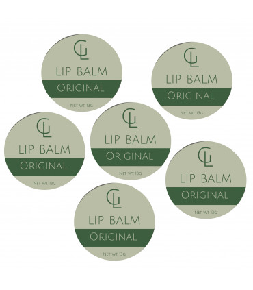 Moisturising Lip Balm - Unflavoured x6 tins