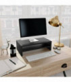 Monitor Stand Black 42x24x13 cm Engineered Wood