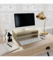 Monitor Stand Sonoma Oak 42x24x13 cm Engineered Wood