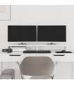 Monitor Stand White 100x27x10 cm Solid Wood Pine