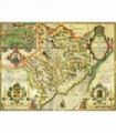 Montgomeryshire Historical Map 1000 Piece Jigsaw Puzzle (1610)