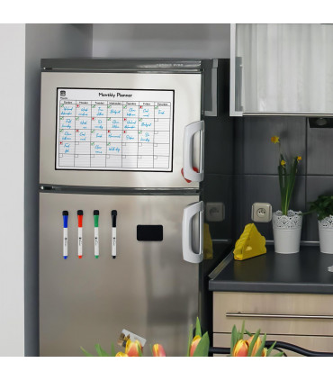 Vinsani Monthly Planner 4 Markers & Eraser 0000145