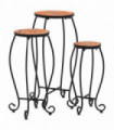 Mosaic Tables 3 pcs Terracotta Ceramic