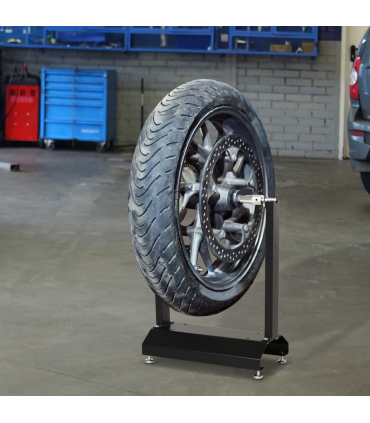 Motorcycle / Bicycle Wheel Balance Stand, Rotating Wheel Durhand