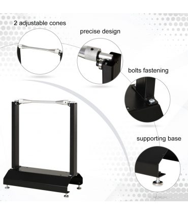 Motorcycle / Bicycle Wheel Balance Stand, Rotating Wheel Durhand