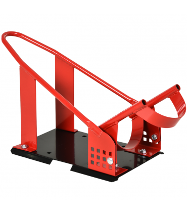 Motorcycle Wheel Chock 8-15.5 cm Metal Holder For Truck And Trailer HOMCOM