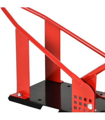 Motorcycle Wheel Chock 8-15.5 cm Metal Holder For Truck And Trailer HOMCOM