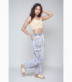 Multi Pockets Drawstring Cargo Jeans