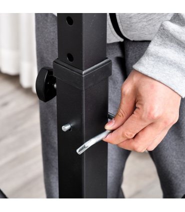 Multi-Exercise Full-Body Weight Bench with Bench Press & Leg Extension HOMCOM