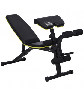 Multi-Functional Sit-Up Dumbbell Weight Bench w/ Adjustable Height for Home Gym