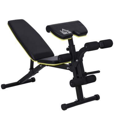 Multi-Functional Sit-Up Dumbbell Weight Bench w/ Adjustable Height for Home Gym