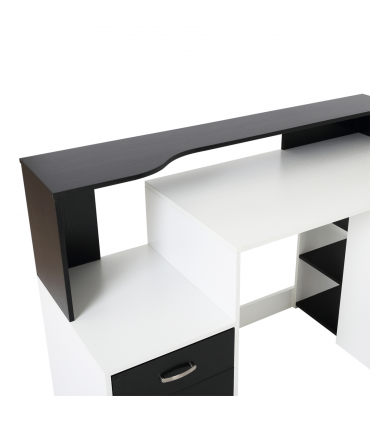 Multi-Storage & Workstation Desk Table Storage Shelves Home Office HOMCOM