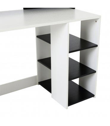 Multi-Storage & Workstation Desk Table Storage Shelves Home Office HOMCOM