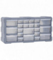 Multi-drawer Organiser with 22 Drawers 49x16x25.5 cm