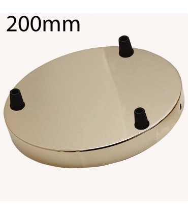 Multi-outlet ceiling rose, 3-way outlet five colors~2146