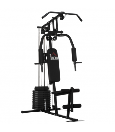 Multifunction Home Gym Machine with 45kg Weights for Full Body Workout HOMCOM