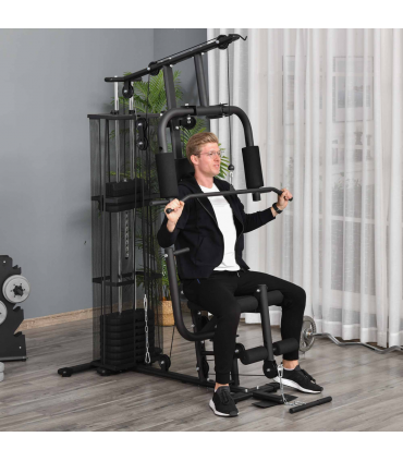 Multifunction Home Gym Weight Training Station Fitness Strength Machine HOMCOM