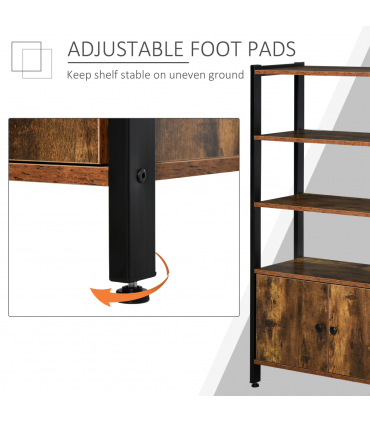 Multifunctional Bookshelf Storage Cabinet Bookcase  Shelves & Cupboard