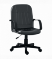 HOMCOM Swivel Executive Office Chair PU Leather Computer Desk Chair Office Furniture Gaming Seater - Black