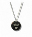 Mum Disc Necklace & Heart Symbol