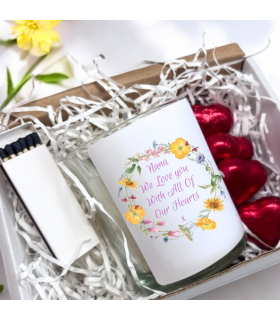 Nana We Love You Candle Gift Set | Birthday Gift for Nana | Message Candle For Nana | Mothers Day Hamper UK | Nana Hamper | Mum Gift Box