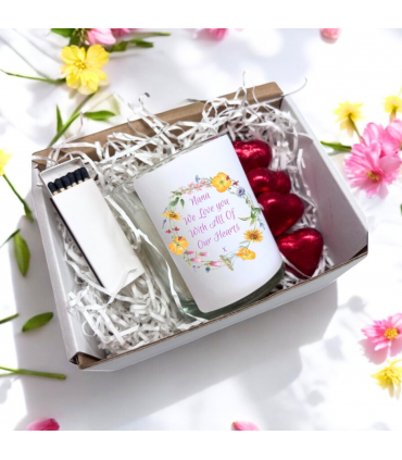 Nana We Love You Candle Gift Set | Birthday Gift for Nana | Message Candle For Nana | Mothers Day Hamper UK | Nana Hamper | Mum Gift Box