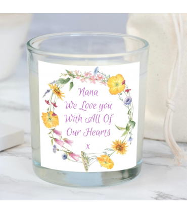 Nana We Love You Candle Gift Set | Birthday Gift for Nana | Message Candle For Nana | Mothers Day Hamper UK | Nana Hamper | Mum Gift Box