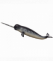 Narwhal Toy Figure  Realistic Arctic Wildlife Model