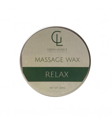 Natural Massage Wax Relax with Lavender and Geranium Essential Oil