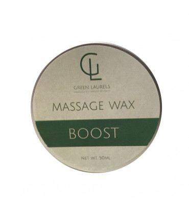 Natural Massage wax Boost with Rosemary Cedarwood and Juniper