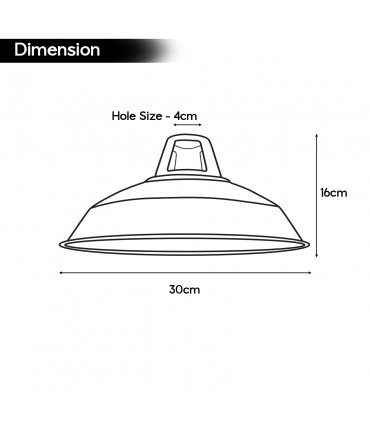 Navy Blue Metal Lamp Shades in a Vintage Retro Style Antique Shades