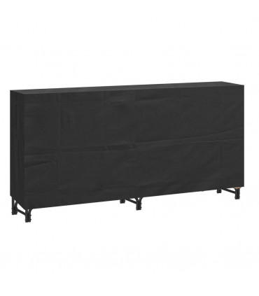 Neo 240cm Outdoor Metal Log Holder Storage Rack with Cover