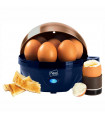 Neo Blue and Copper Electric Egg Boiler Poacher and Steamer