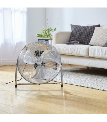 Neo High Velocity Chrome Metal Floor Freestanding Fan � 16 Inch