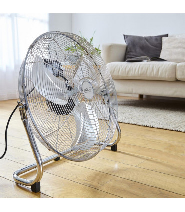 Neo High Velocity Chrome Metal Floor Freestanding Fan � 16 Inch