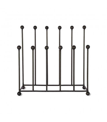 Neo Steel Black Powder Coated Boot Rack � Holds 6 Pairs
