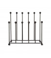 Neo Steel Black Powder Coated Boot Rack � Holds 6 Pairs