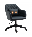 Office Chair with Rechargeable Electric Vibration Massage Lumbar Pillow, Wheels