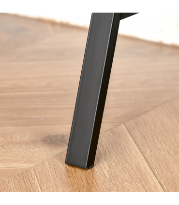 Office PC Workstation Storage Shelf Color Rustic Brown Metal Frame