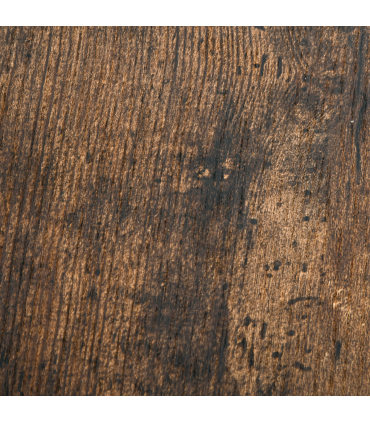 Office PC Workstation Storage Shelf Color Rustic Brown Metal Frame