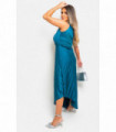 One Shoulder Cut Out Pleated Party Dress