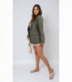 Open Front Oversized Casual Blazer