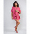 Open Front Roll Up Sleeve Cardigan