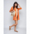 Open Front Roll Up Sleeve Cardigan