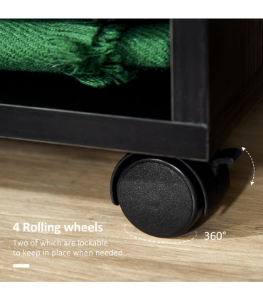 Open Wardrobe Clothes Rail Bedroom Clothes Storage Rod Shelves Black