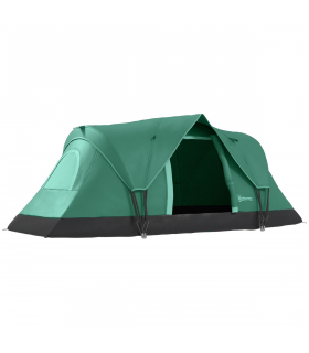 Outdoor  Camping Tent For 5-6 W/ Bag, Fiberglass & Steel Frame