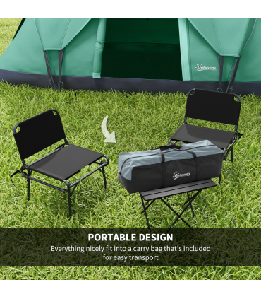 Outdoor  Camping Tent For 5-6 W/ Bag, Fiberglass & Steel Frame