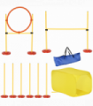 Outdoor 4 PCs Dog Pet Agility Training Equipment Backyard Starter Course Set