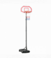 Outdoor Adjustable Basketball Hoop Stand w/ Wheels, Stable Base 258-314cm
