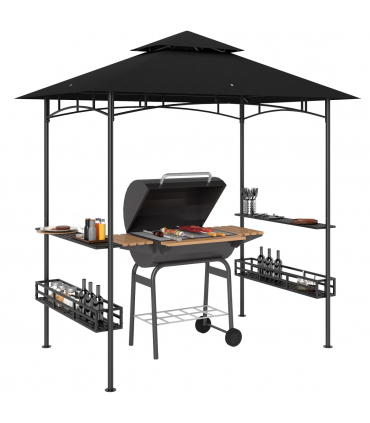 Outdoor BBQ Grill Canopy - Stylish, Durable Garden Shelter for Gatherings